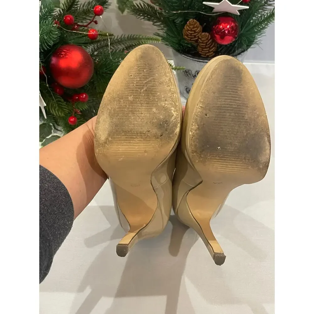 Guess Women's High Heeled Shoes Beige Size 5.5